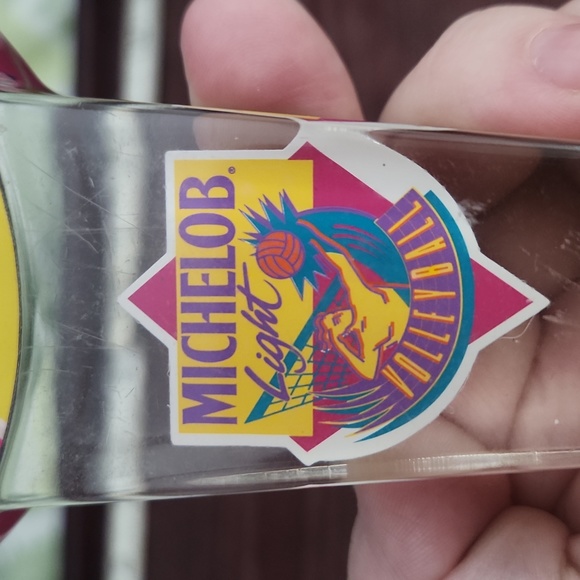 Michelob Light Volleyball Acrylic tap pull handle. - Picture 9 of 13